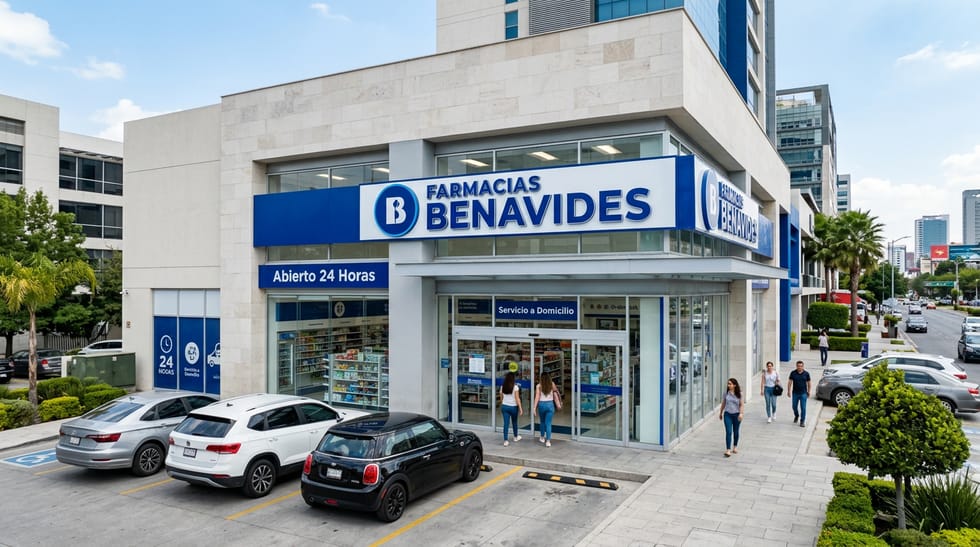 Banner estilo Farmacias Benavides