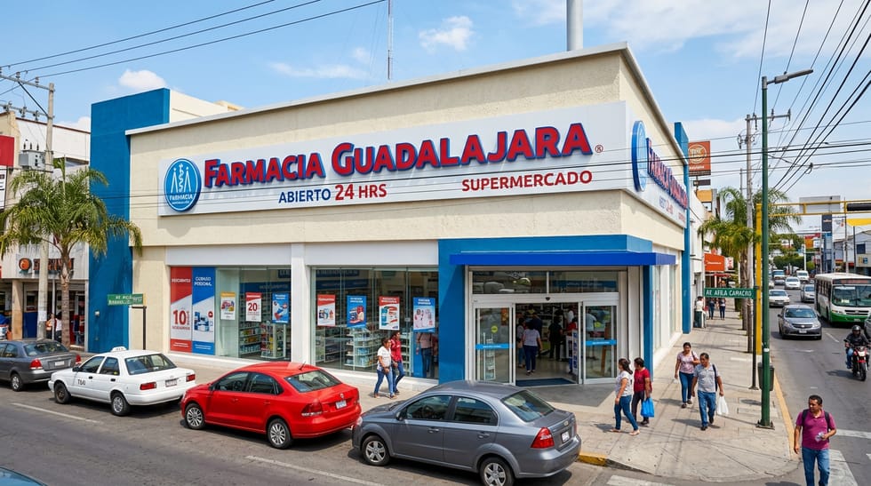 Banner estilo Farmacias Guadalajara